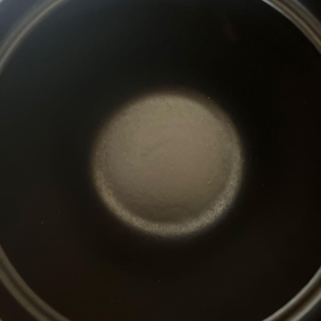 ルクルーゼ　ココット エブリィ　インナーリッド付 マットブラック　18cm