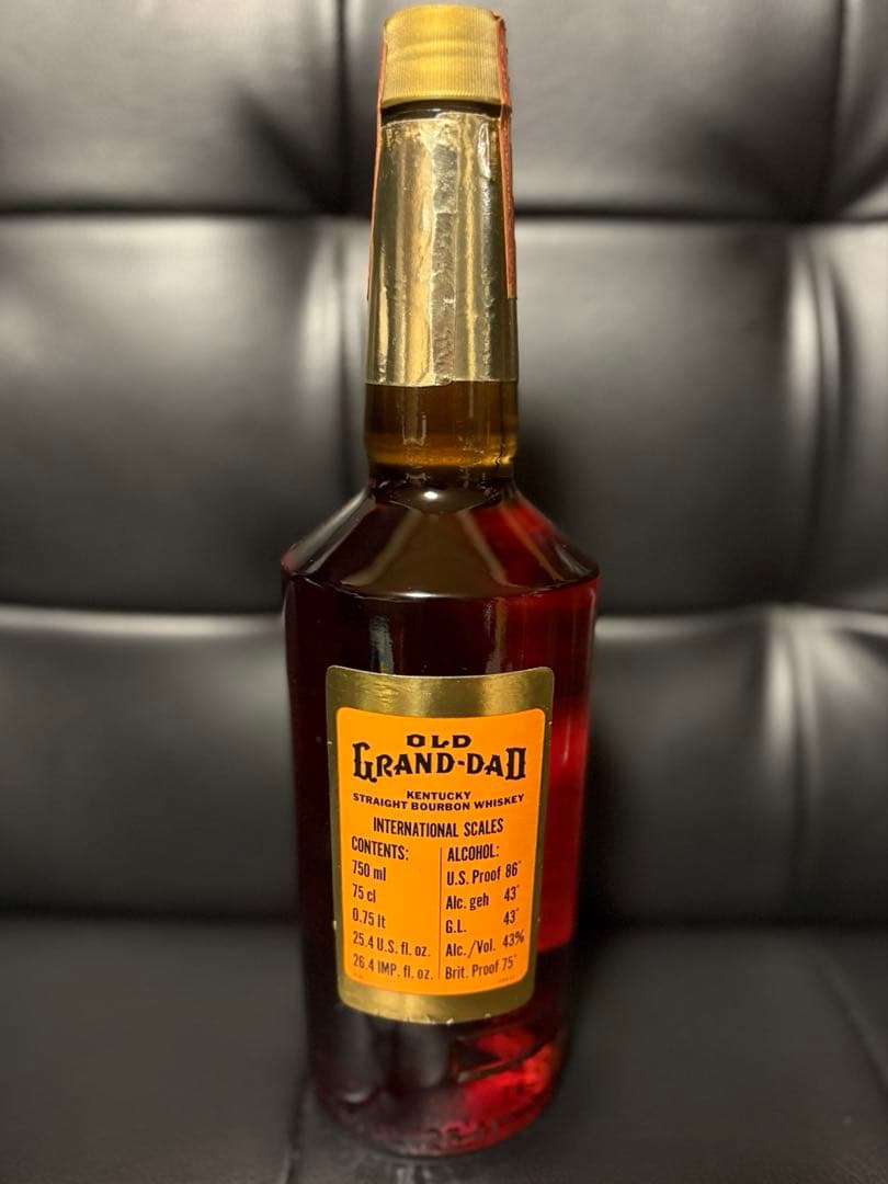 【古酒・美品】OLD GRAND-DAD 86proof 旧ボトル／輸出仕様