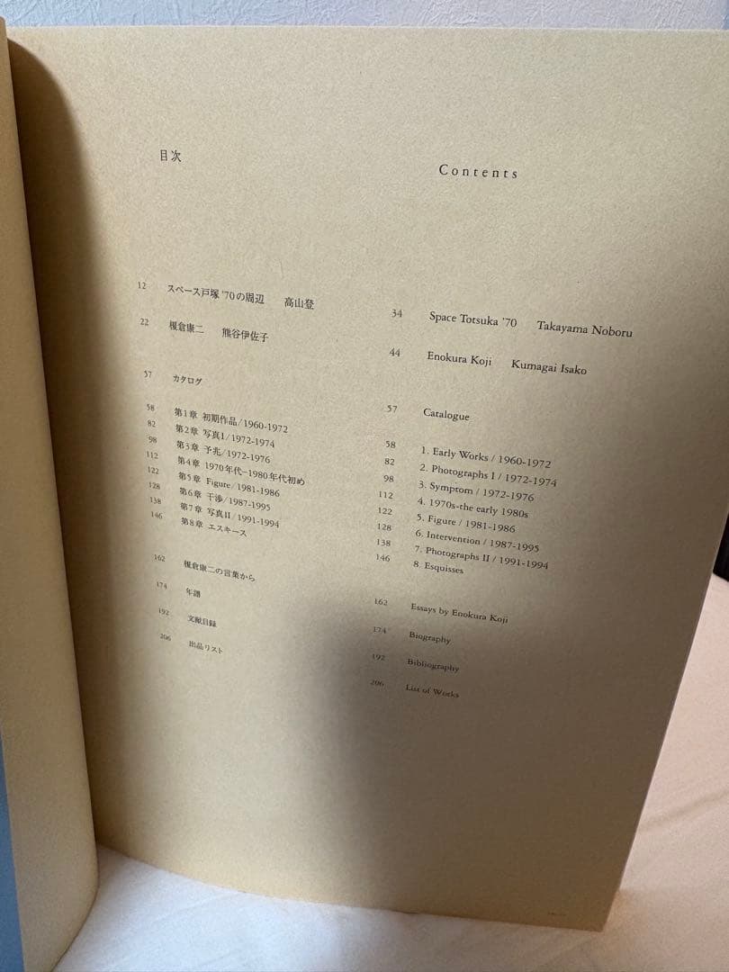 榎倉康二展　図録　チラシ