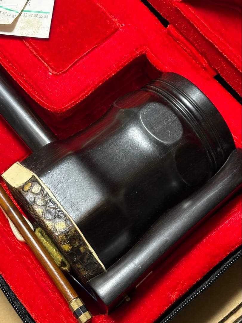 【希少品】高級 二胡 宋廣寧製 付属品 ケース付き現状渡し