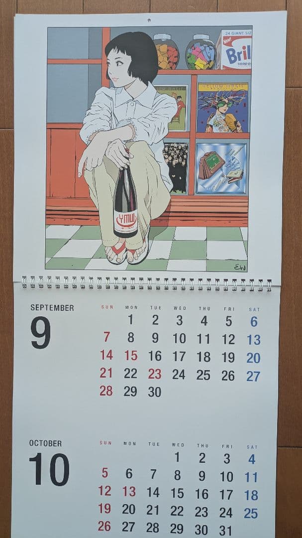 【直筆サイン】江口寿史 2025年カレンダー　３冊