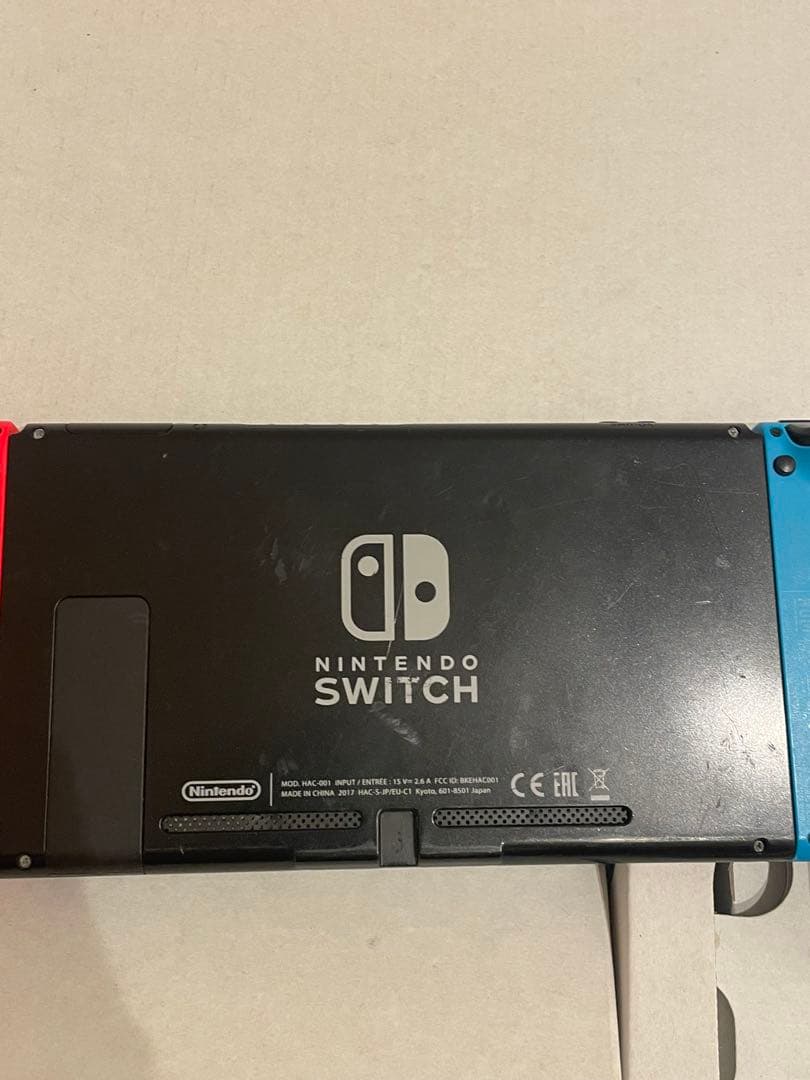 Nintendo Switch 青/赤 本体 + 付属品 ⭐️ケース付き