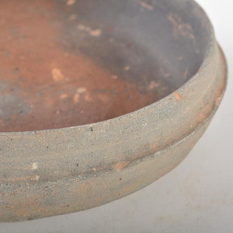 朝鮮美術　須恵器　新羅土器　新羅無釉土　合子　盒子　時代箱付　V　R7091