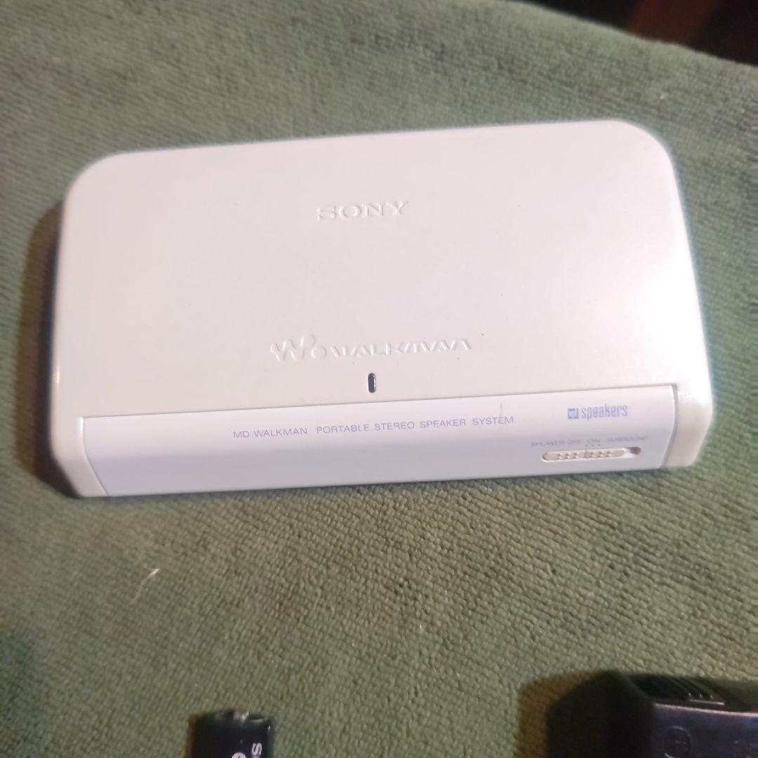 MDプレイヤー　SONY　MZ-E810SP　スピーカー等セット