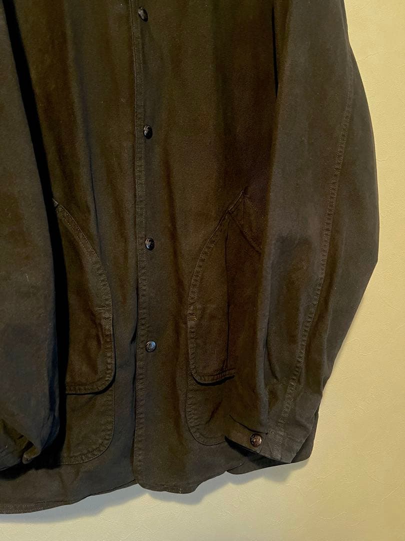 90s woolrich 襟レザーハンティングジャケット