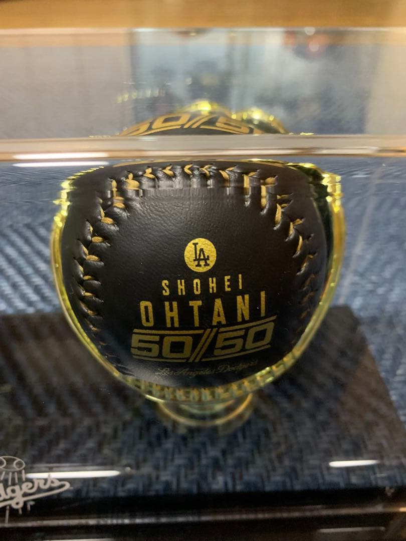大谷翔平 50/50 記念　サインボールケース　チャンピオンリング MLB 新品