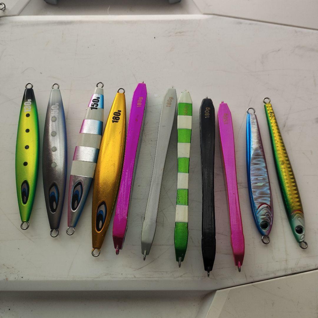 ジグ 11個セット120g,130g 150g 180g　サクラマス、ジギング