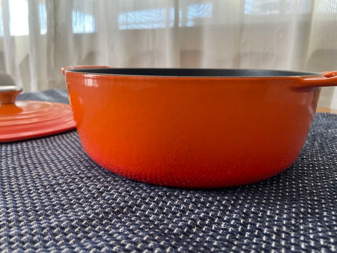 ル・クルーゼ両手鍋 オレンジ 20cm