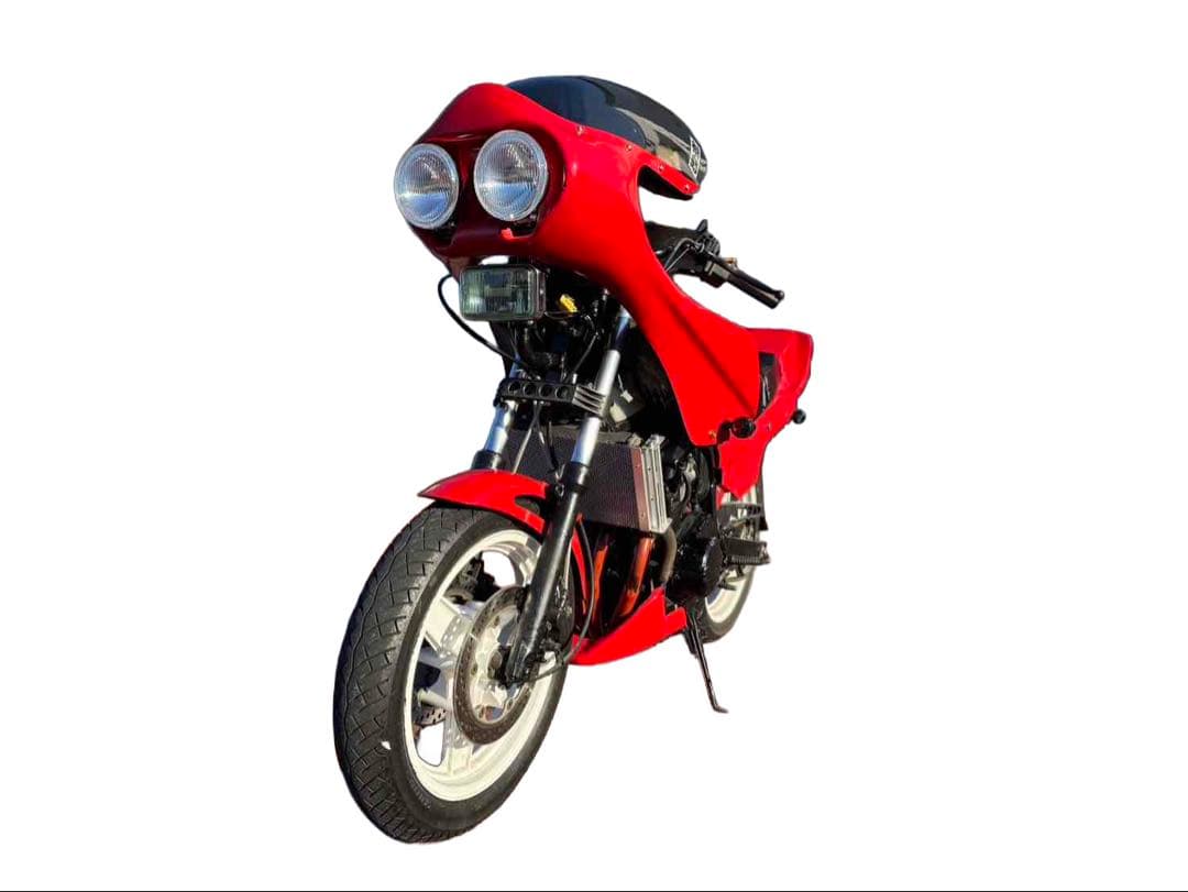 ラジエーターカバー　GF250　送料無料　かっぺオリジナル　空冷オイルクーラー風