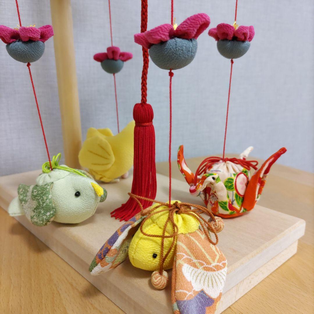 吊るし飾り❆*⁠♡✧　雛祭り♪⁠ヽ⁠(⁠・⁠ˇ⁠∀⁠ˇ⁠・⁠ゞ⁠)木目込み