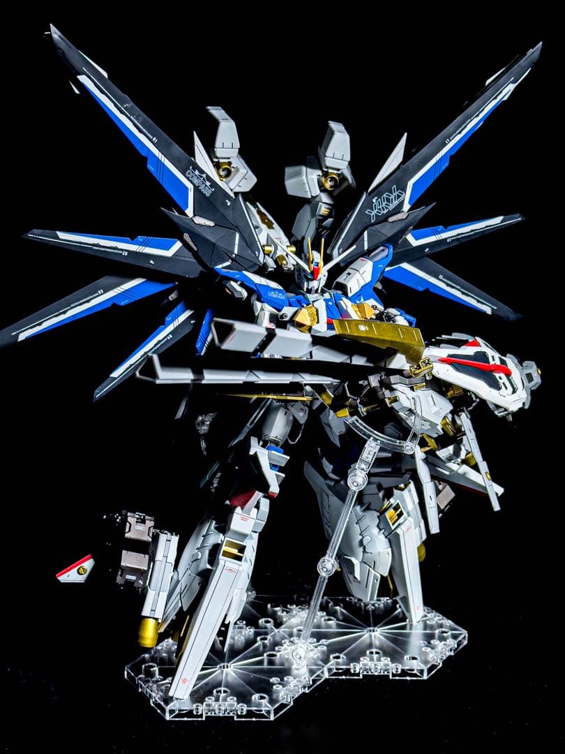 MG1/100 ライジングフリーダムガンダム ゼウスシルエット ミキシング完成品