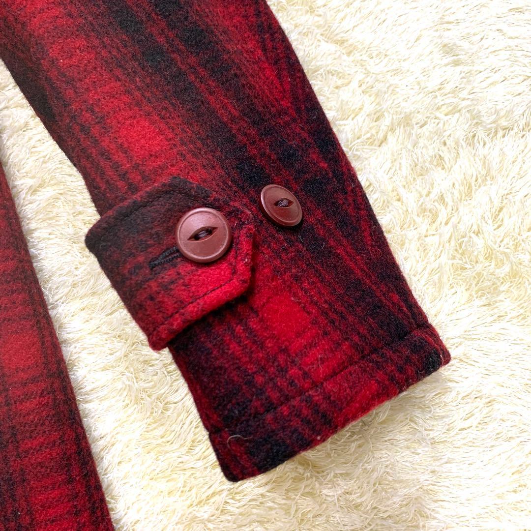 【極美品】ウールリッチ　ハンティングジャケット　S　チェック　総柄　イタリア製