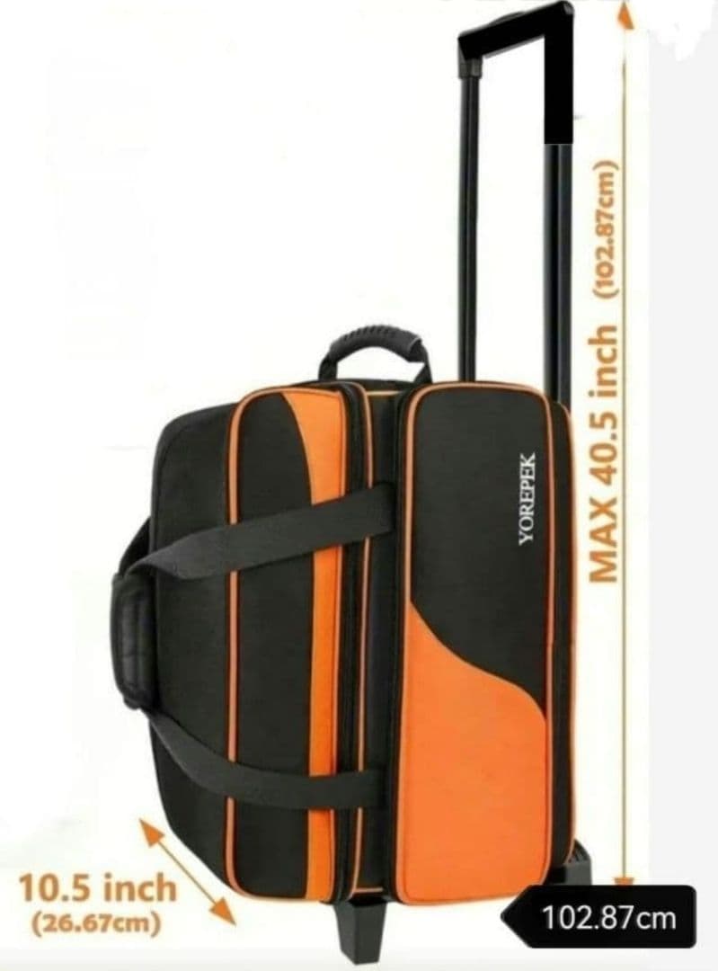 ボウリングバッグ2個用　新品　未使用　コンパクト設計　ボウリングボール