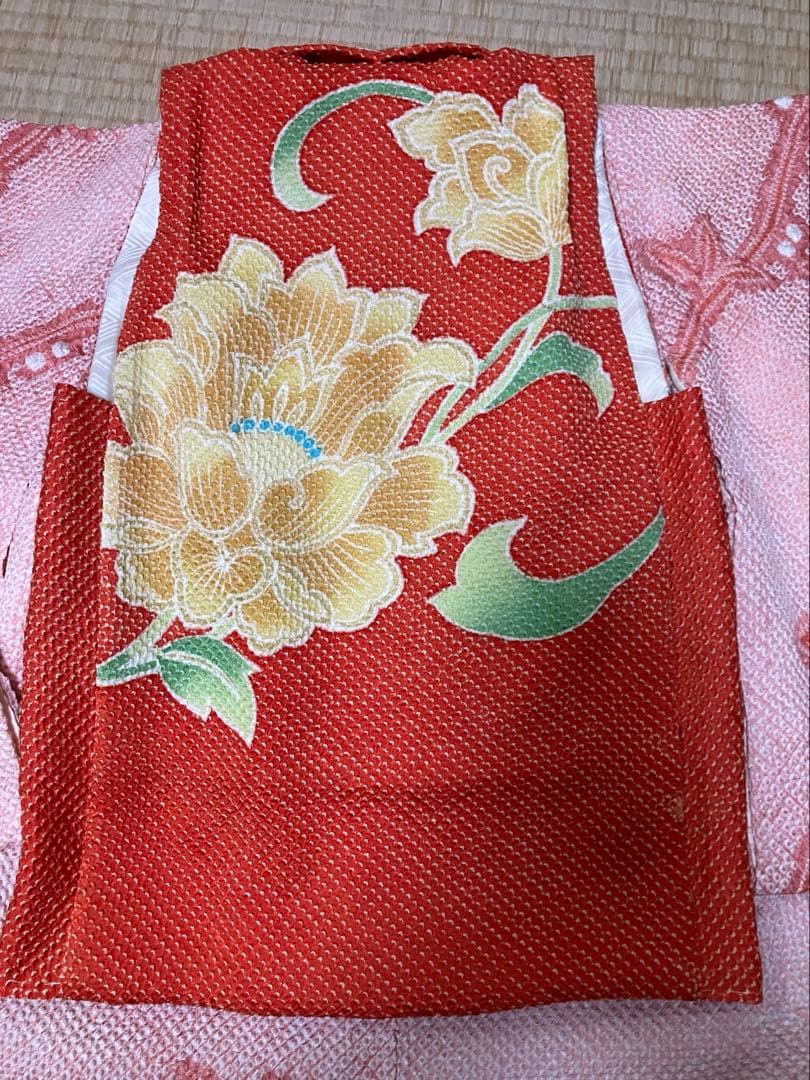 藤娘きぬたや被布　3歳祝い着