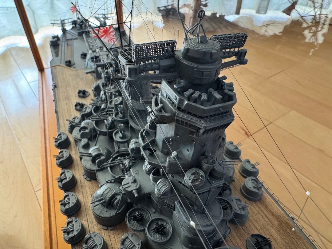 戦艦大和モデル 精密1/250 ディアゴスティーニ完成品　ケース付き　即購入不可