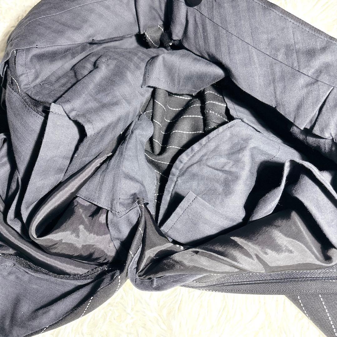 美品 TAILOR&CUTTER 有田一成 スーツ オーダー ストライプ 紫