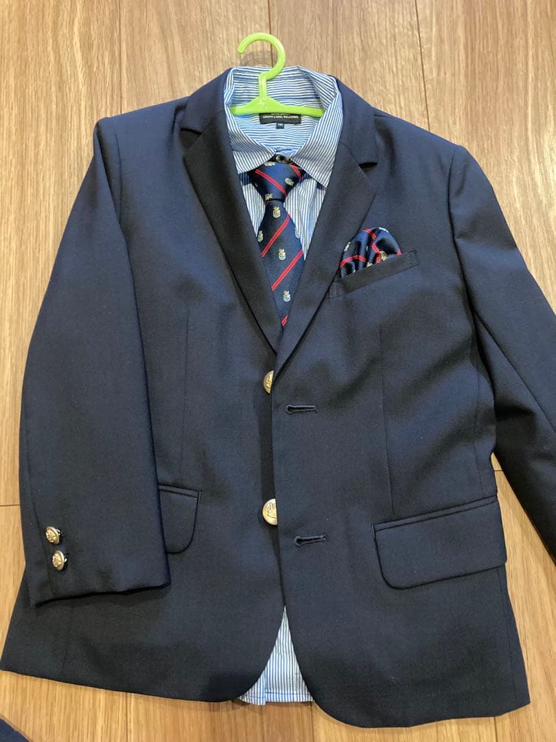 ユナイテッドアローズ キッズ スーツ シャツ ネクタイ付き 入学式 卒園式