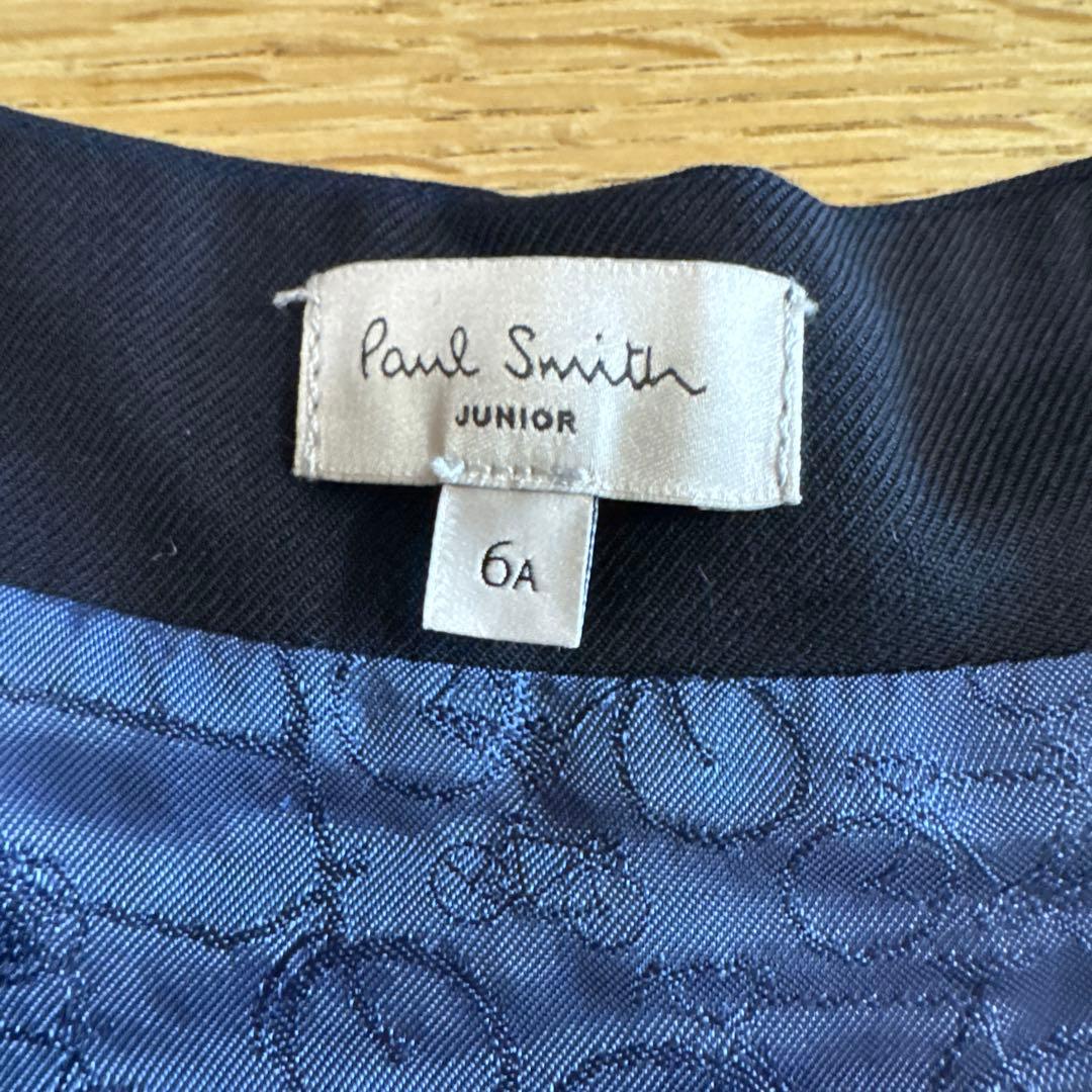 ポールスミスジュニア　ネイビー フォーマルスーツ 6A