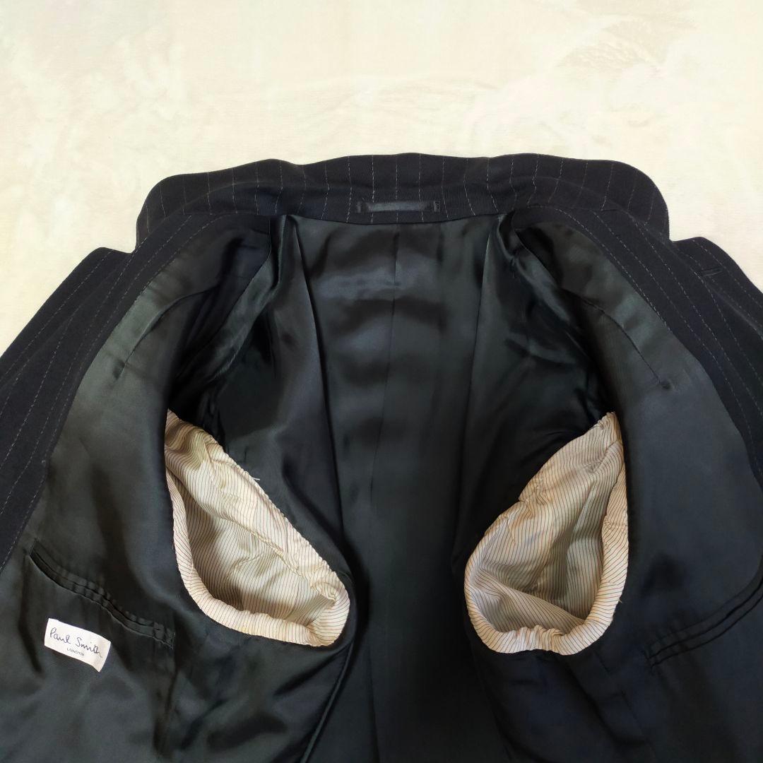 美品　90S　Paul Smith　ピンストライプ柄　3釦スーツ　Lサイズ