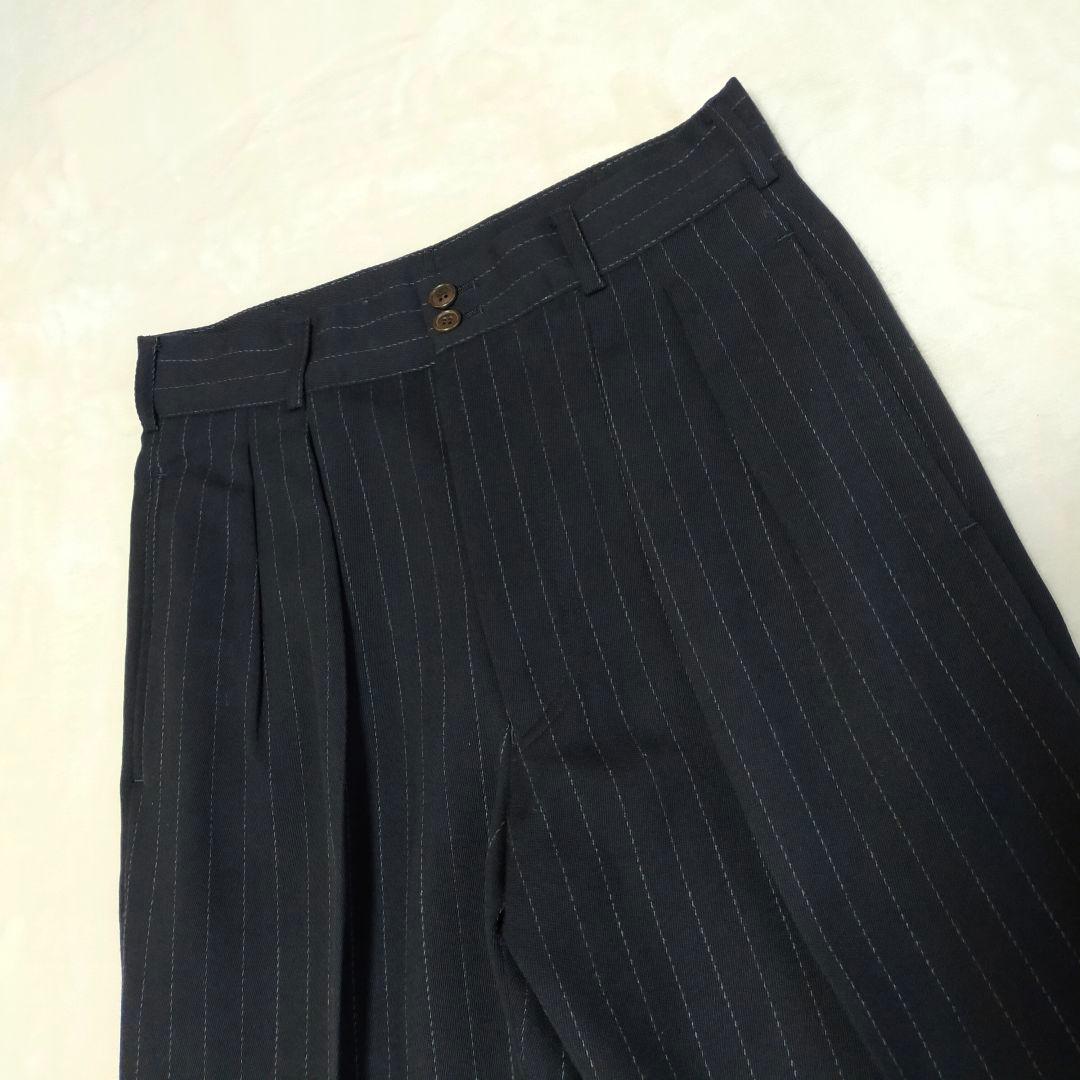 美品　90S　Paul Smith　ピンストライプ柄　3釦スーツ　Lサイズ