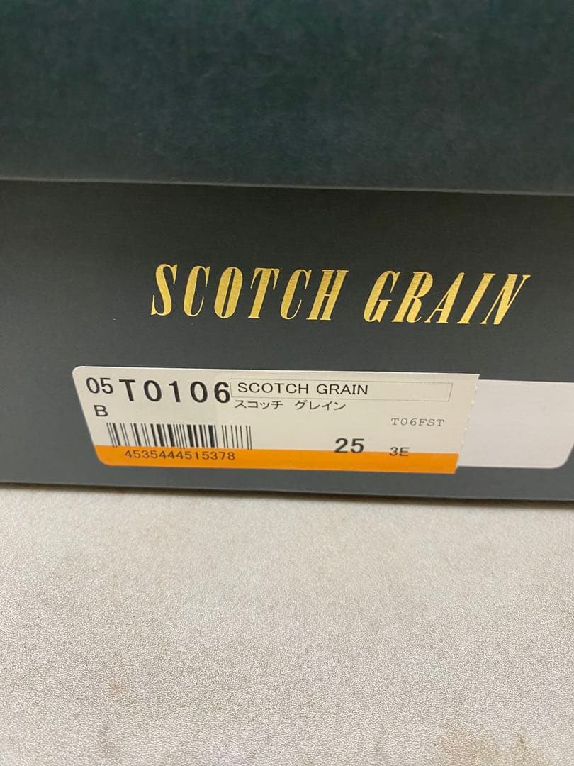 SCOTCH GRAIN ブラック ドレスシューズ 25cm