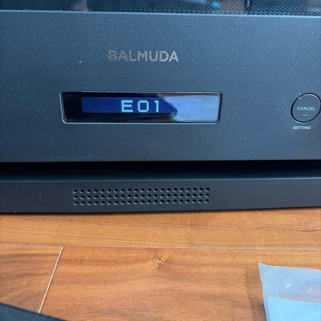 【ジャンク】BALMUDA The Range K04A-BK オーブンレンジ