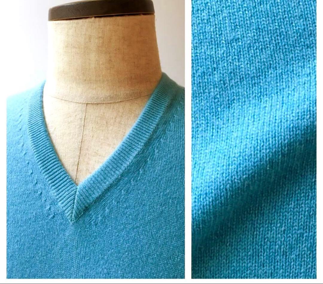 FEDELIフェデーリ　カシミヤ100%ニット ティファニーブルー 未使用