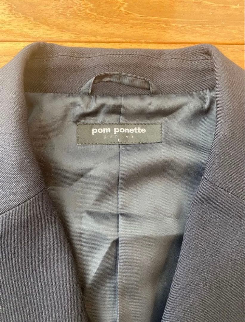 ポンポネットジュニア4点セット（受験、面接、卒業式、ブレザー、スカート）