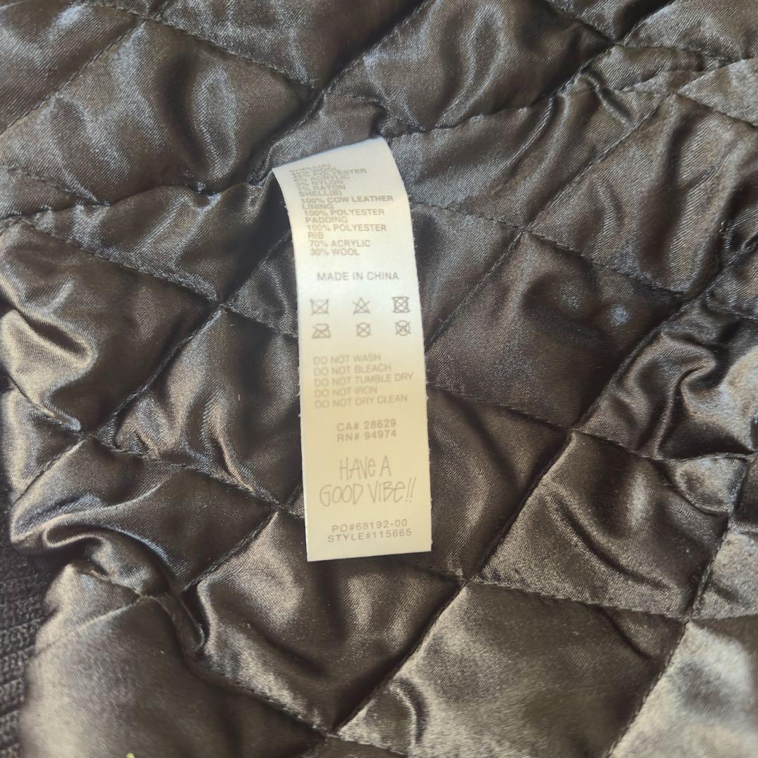 ジャケット・アウター Stussy S Talk Melton Varsity Jacket