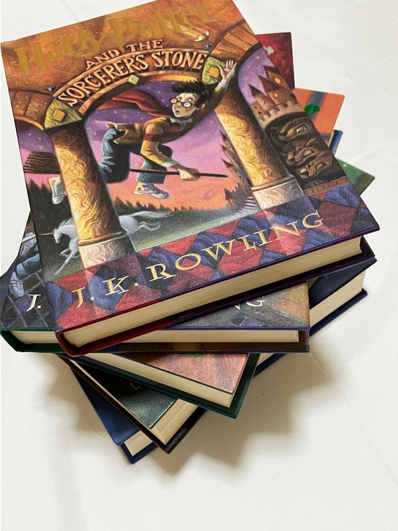 洋書・ハリーポッター5巻セット・5冊セット・収納BOX付き・ペーパーボックス付き