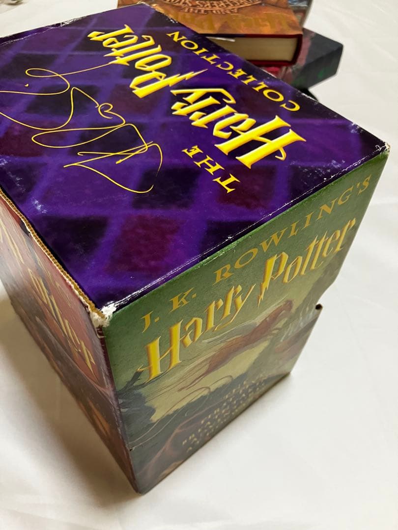洋書・ハリーポッター5巻セット・5冊セット・収納BOX付き・ペーパーボックス付き