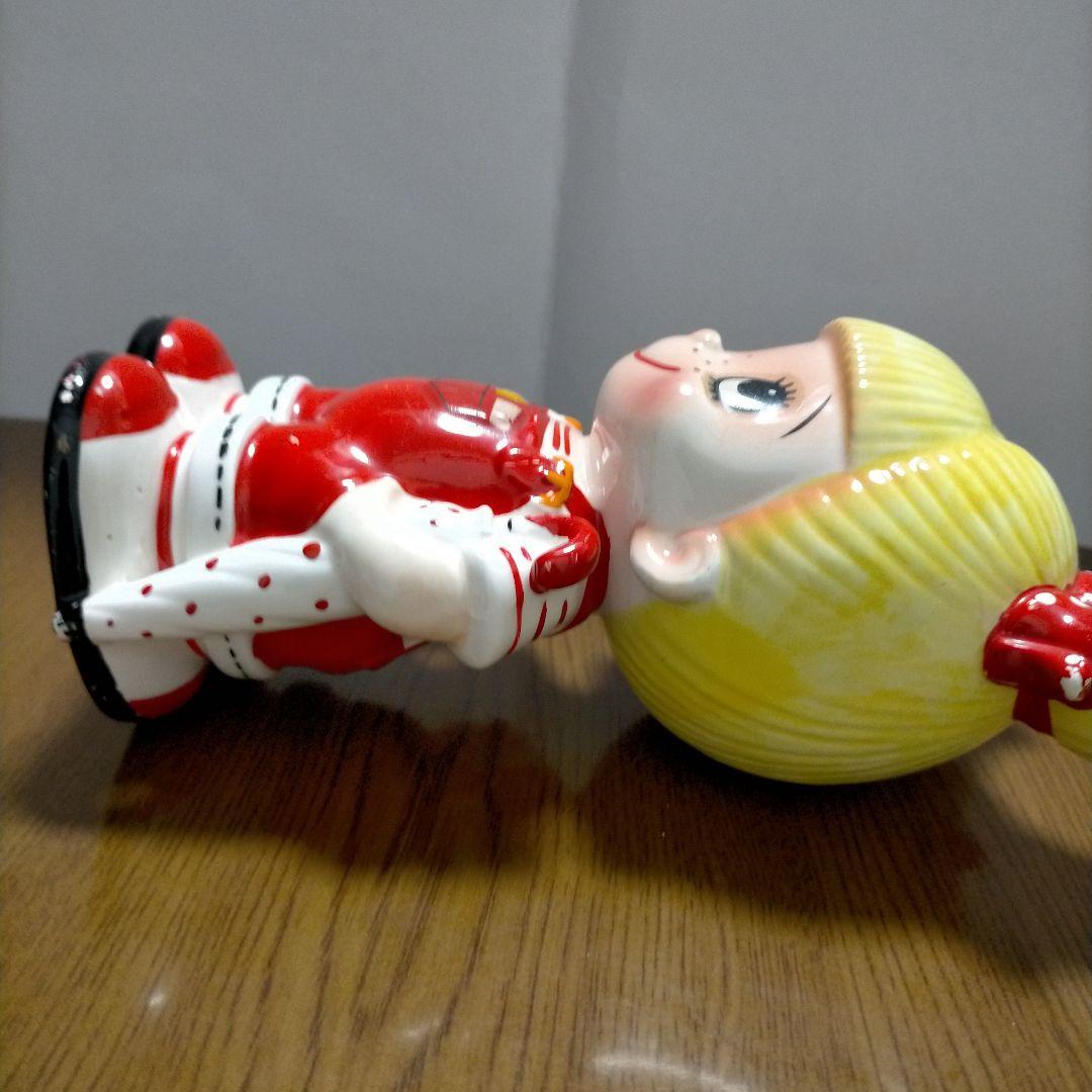 レア！内藤ルネ 貯金箱 陶器 女の子