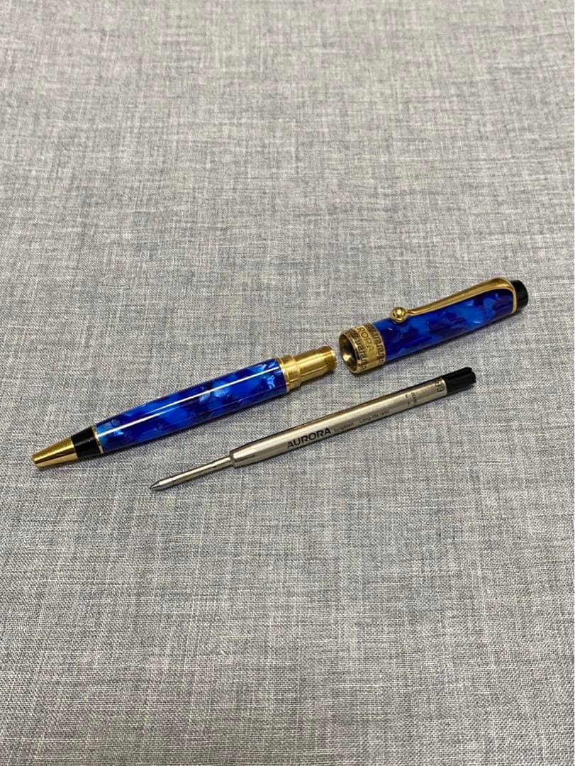 コンパス　アウロラ　AURORA　ボールペン　オプティマ　ブルーGT