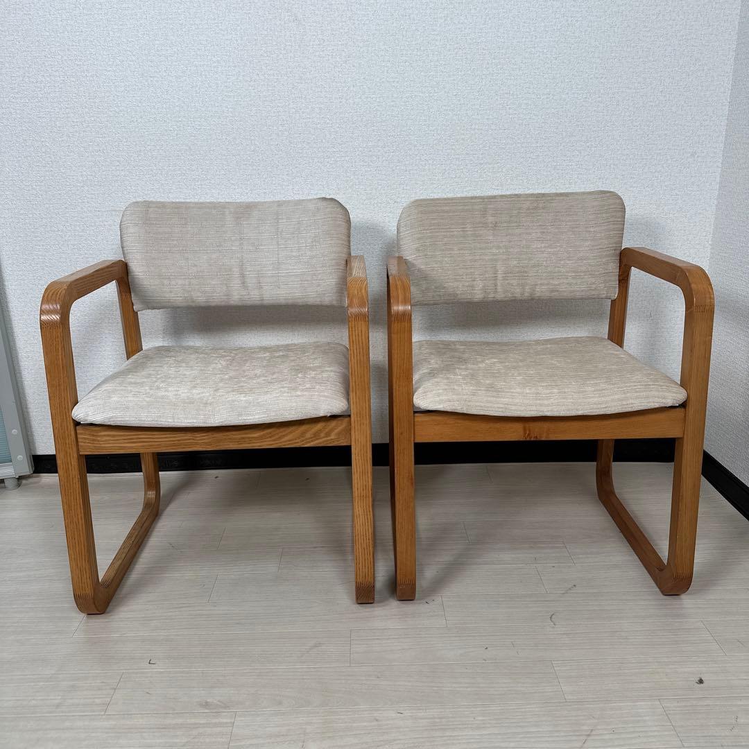 白川木工 shirakawa ダイニングチェア アームチェア 2脚セット i4※