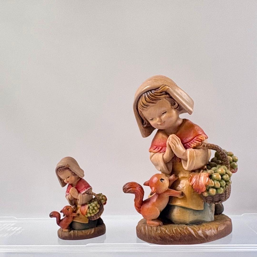 アンリ人形　ANRI 美品　6.5㎝　☆*【小さな・Thanksgiving】