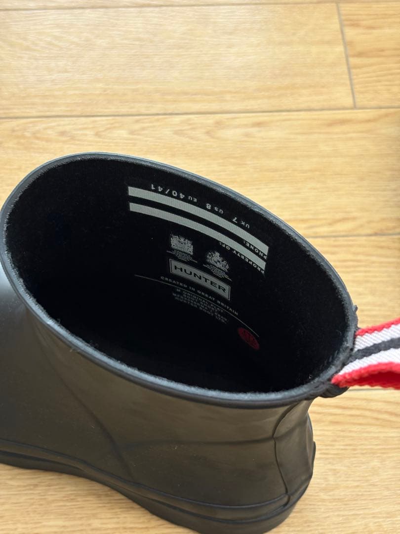 hunter レインブーツ UK7 ハンター