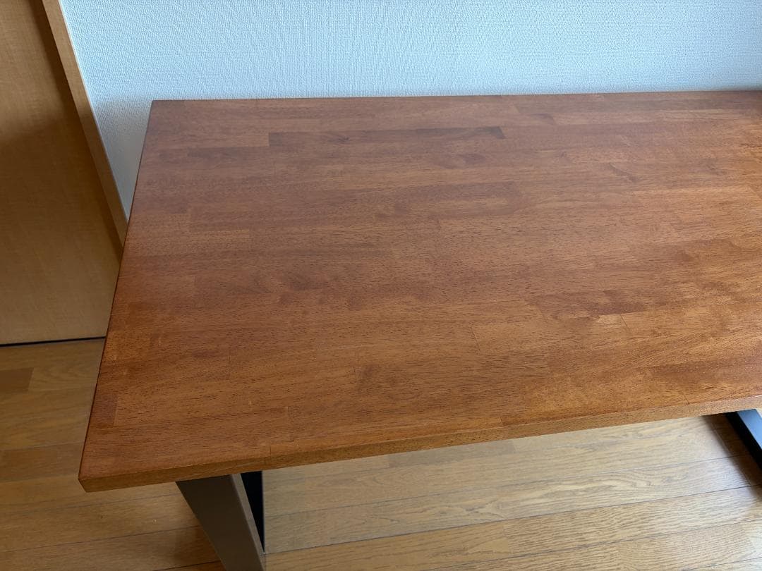 【美品】KANADEMONO THE TABLE ラバーウッドブラウン