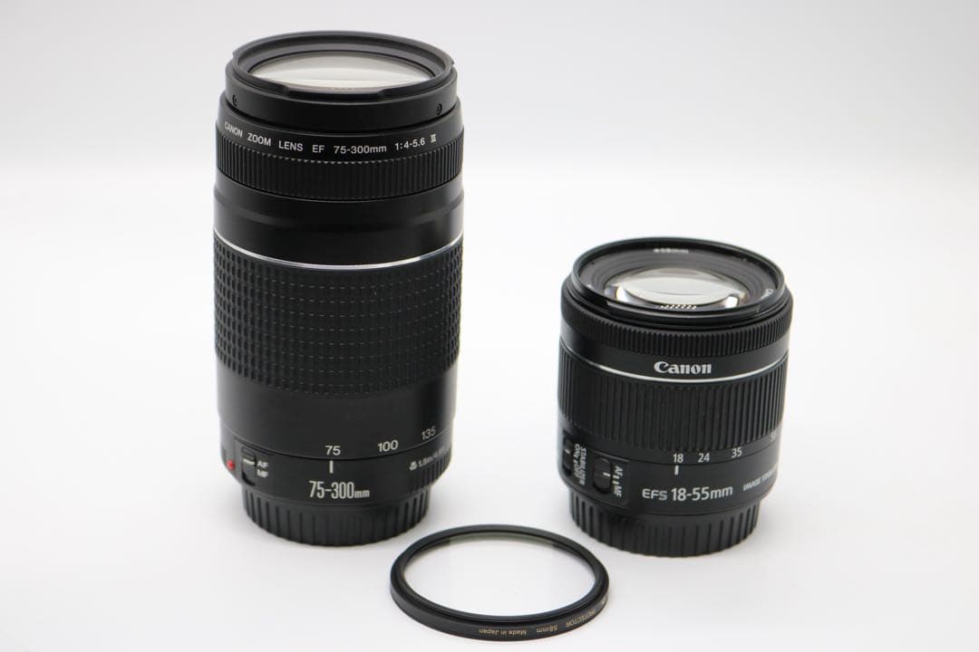 ボディ新品級 【Canon EOS Kiss X9 ダブルレンズセット】