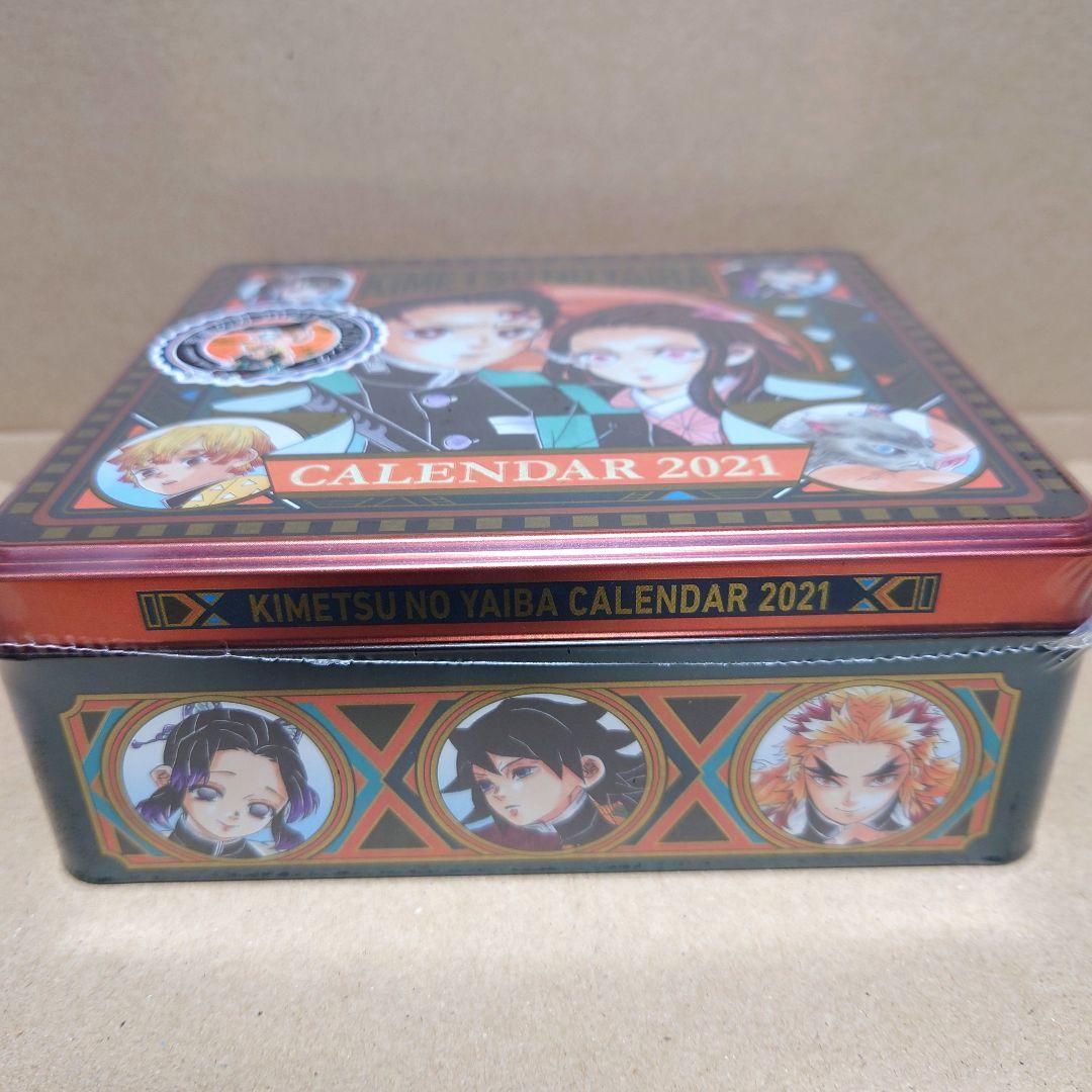 鬼滅の刃 コミックカレンダー 2021 特製缶入り日めくりカレンダー 未開封