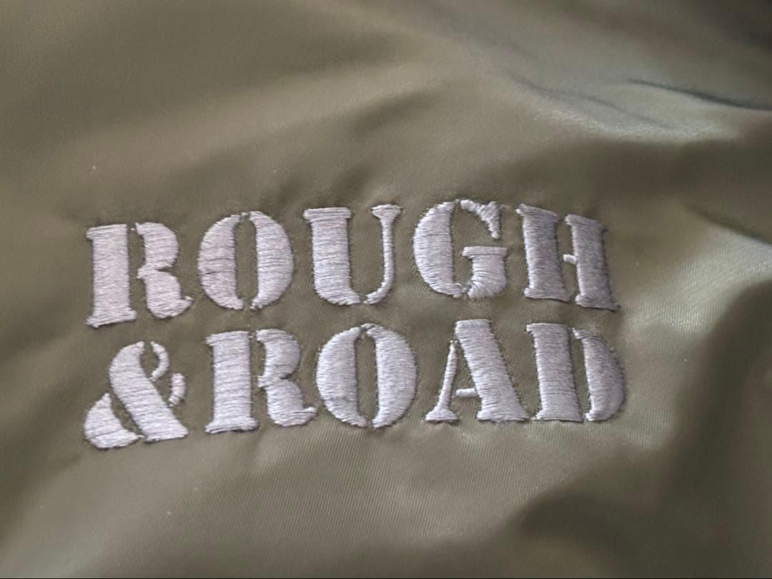 試着のみROUGH&ROAD バイクジャケット サイズ Lオリーブグリーン
