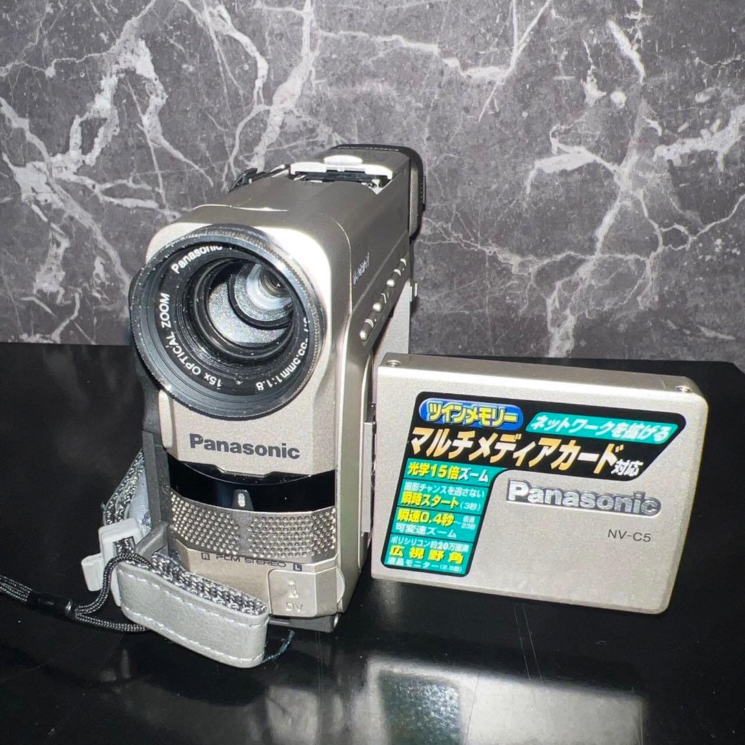【通電確認済】Panasonic NV-C5 ビデオカメラ miniDV