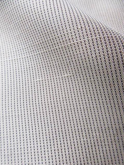 新古品！上質な紬＊グレー＆白＊特選高級＊着物＊トールサイズ＊１６７ｃｍ＊裄６７