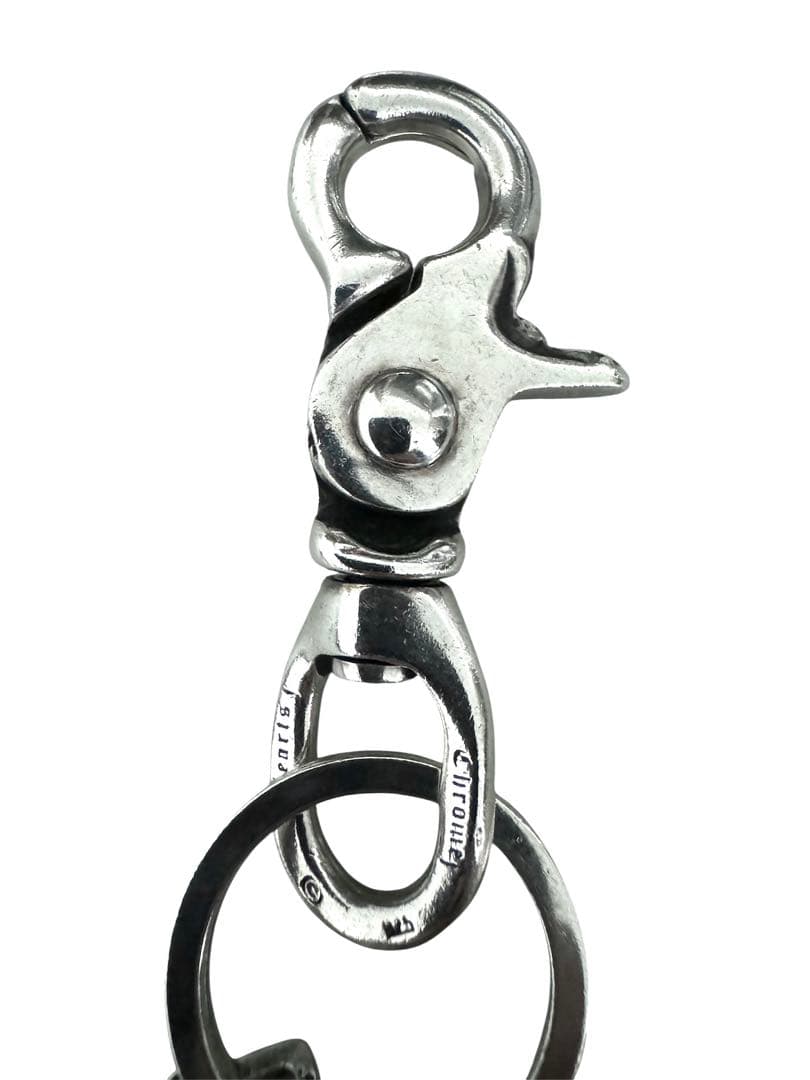 CHROMEHEARTSクロムハーツクリップスイベルクロスボールダガーキーリング