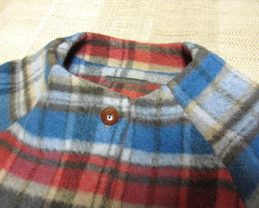 【美品】ADIEU TRISTESSE アルパカ チェック コート