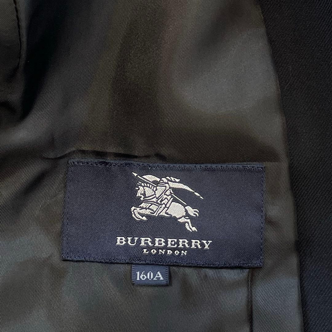 BURBERRY LONDON バーバリーロンドン エンブレム 紺ブレ 160A