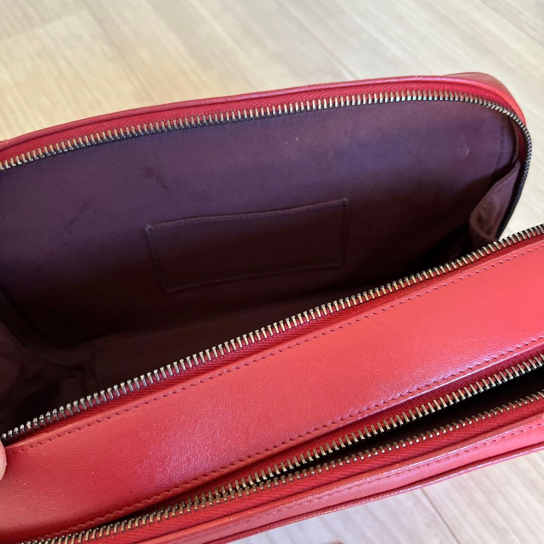 小*郎様 レッド ショルダーバッグ　ボーイシャネル