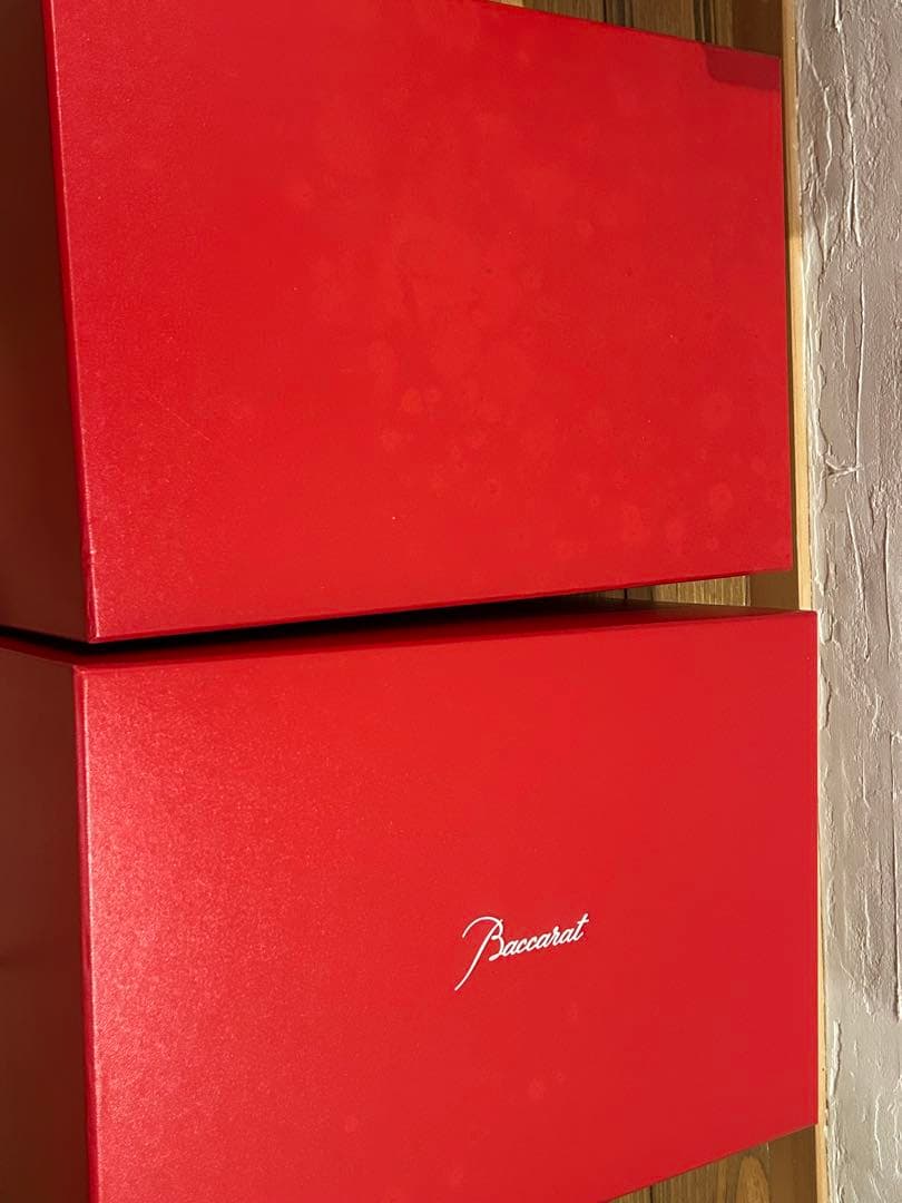 Baccarat バカラ アイ ベース スクウェア L 30cmレッド