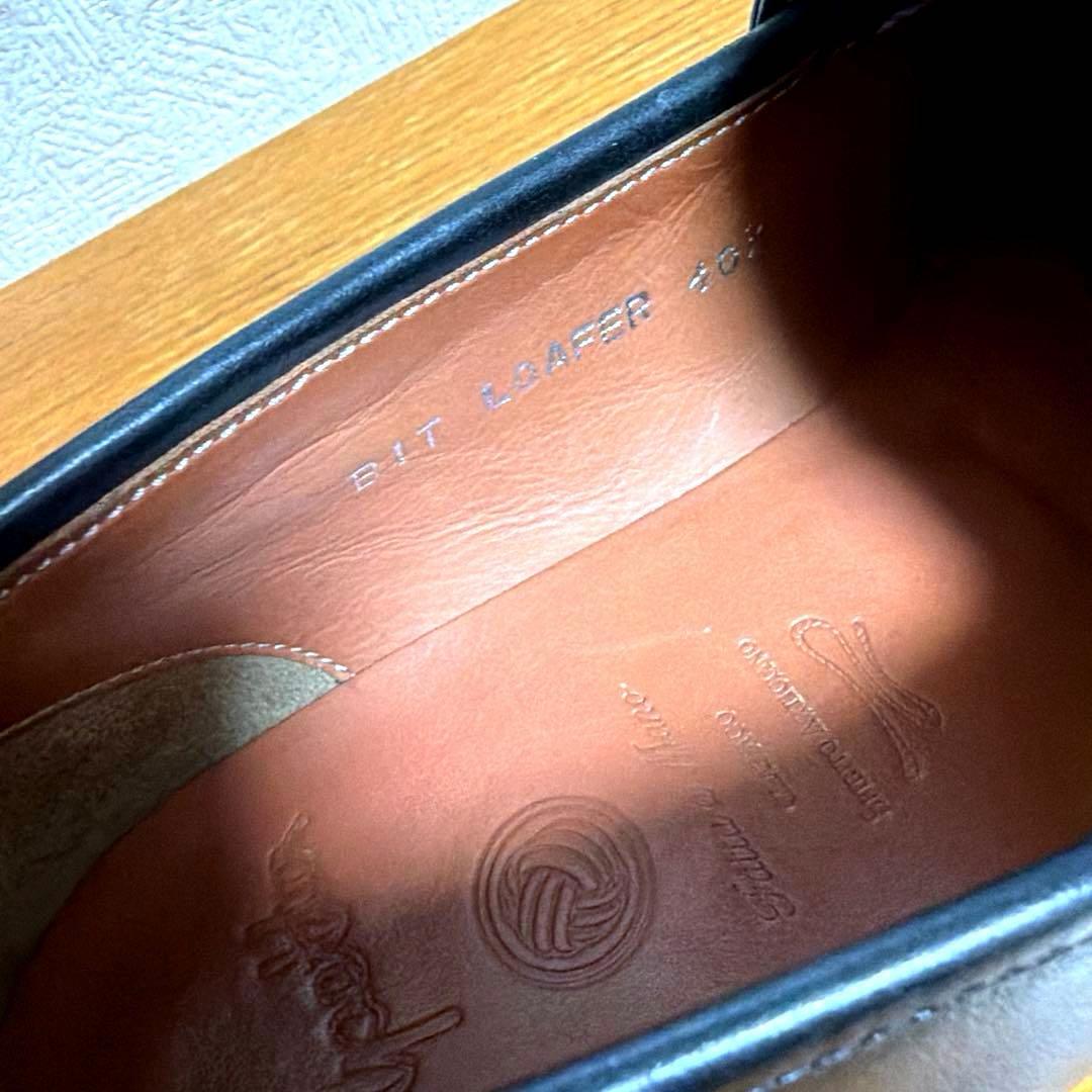 【美品】POLPETTA ポルペッタ ビットローファー 別注品 黒 40.5