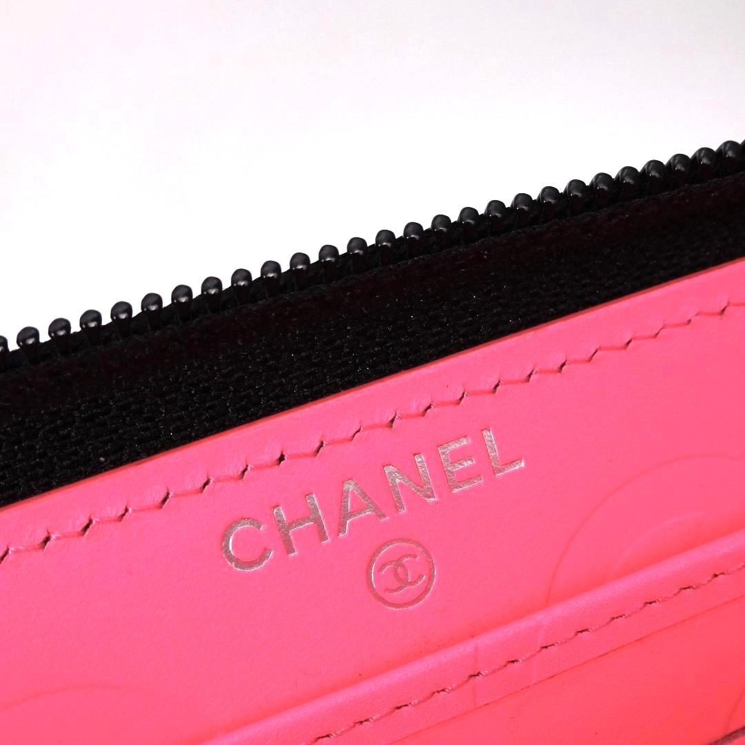 本物未使用■ シャネル ■ カンボンライン ココマーク ラウンドファスナー長財布