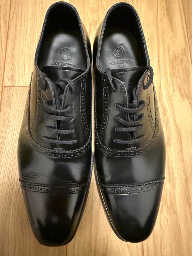 BEAMS別注POLPETTA / LUSSO クォーターブローグ シューズ